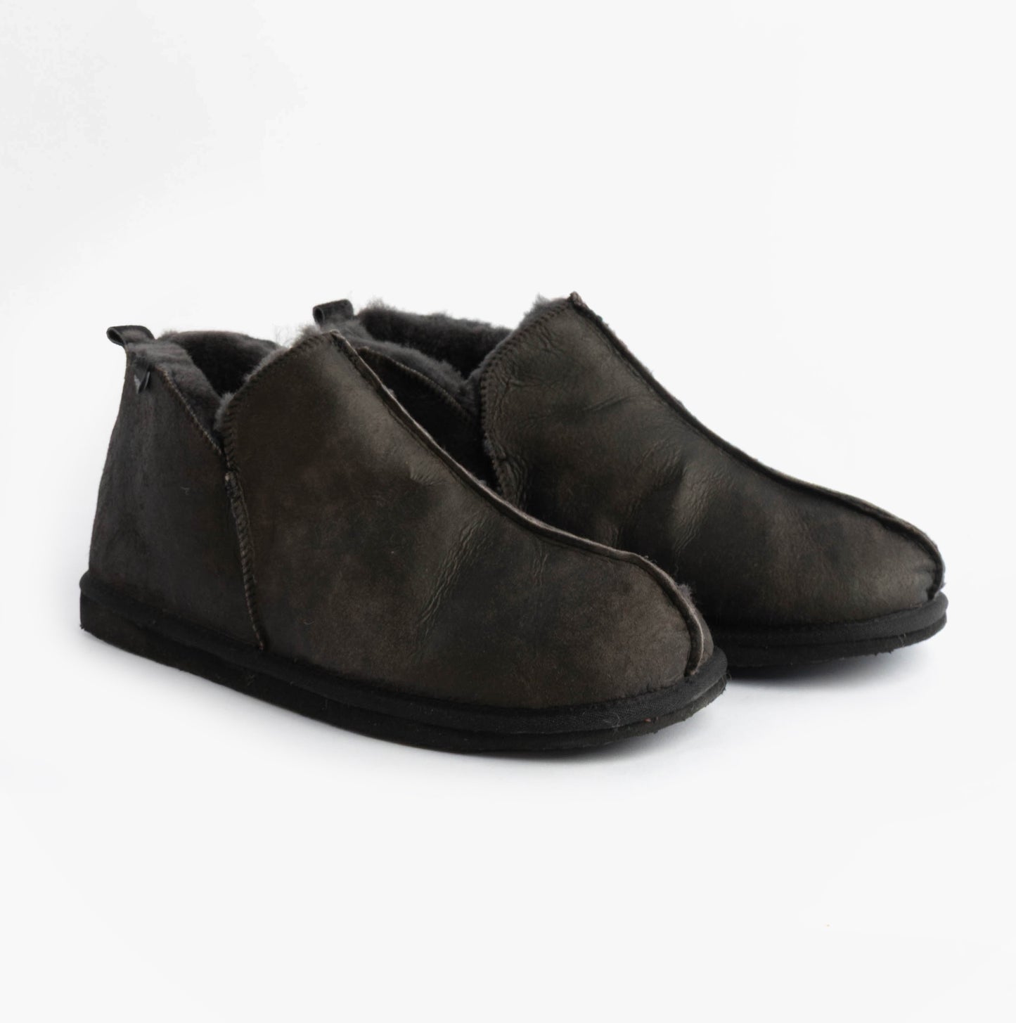 Shepherd ANTON Mens Slippers Matt Black