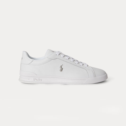 Polo Ralph Lauren HRT CRT II Mens Court Trainers White/Silver