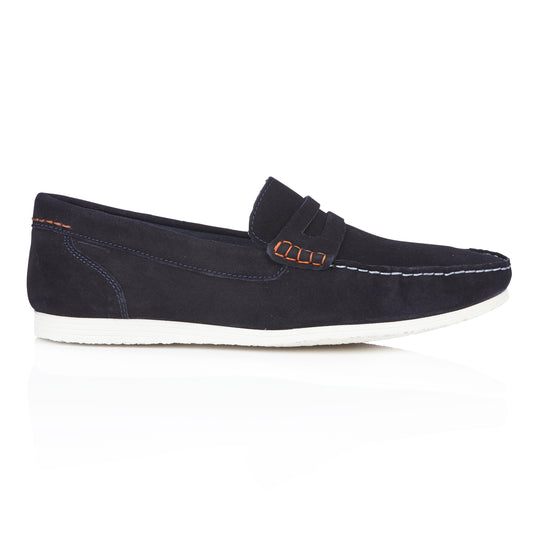 Silver Street London STANHOPE Mens Loafers Blue