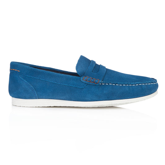 Silver Street London STANHOPE Mens Loafers Blue