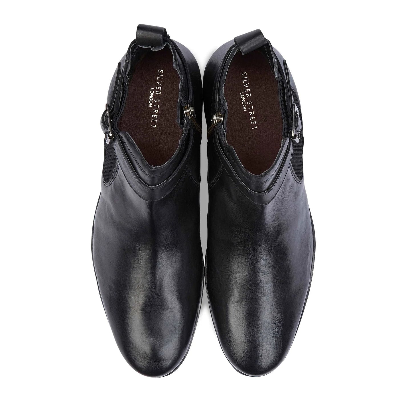 Silver Street London GRAFTON Mens Ankle Boots Black