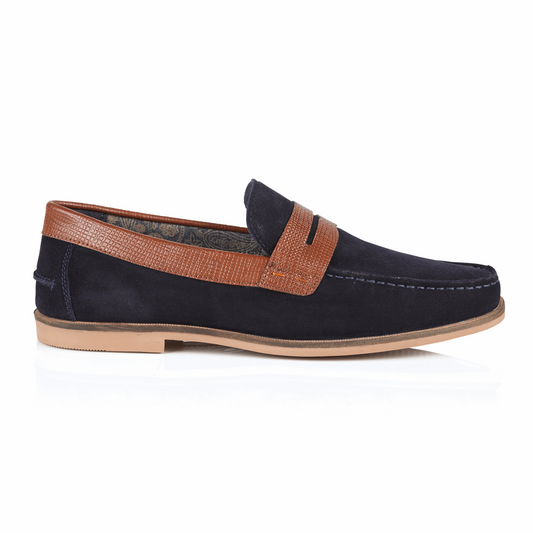 Silver Street London ANCONA Mens Loafers Blue
