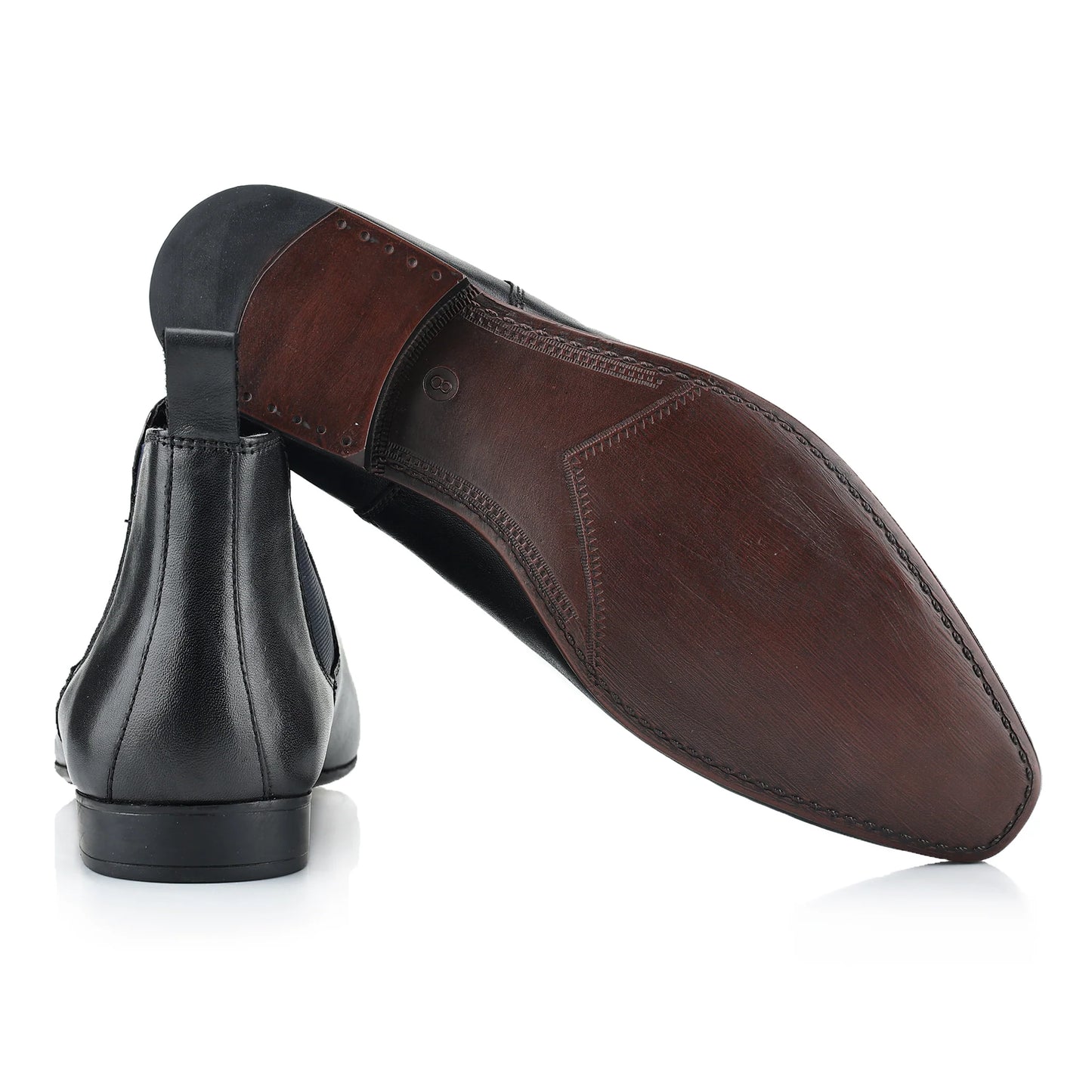 Silver Street London CARNABY Mens Chelsea Boots Black