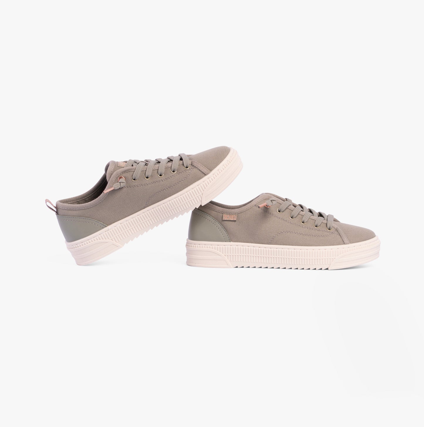 Skechers 114640/OLV BOBS COPA Womens Canvas Trainers Olive