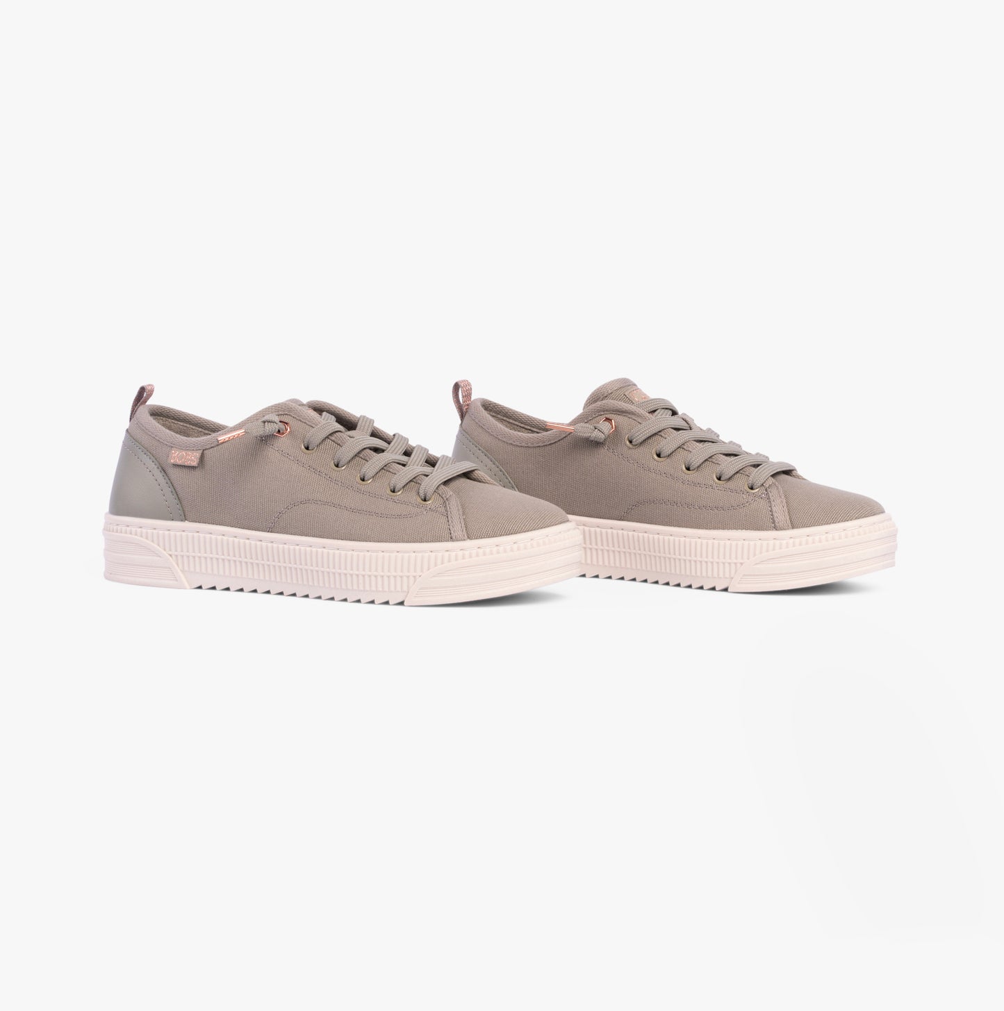 Skechers 114640/OLV BOBS COPA Womens Canvas Trainers Olive