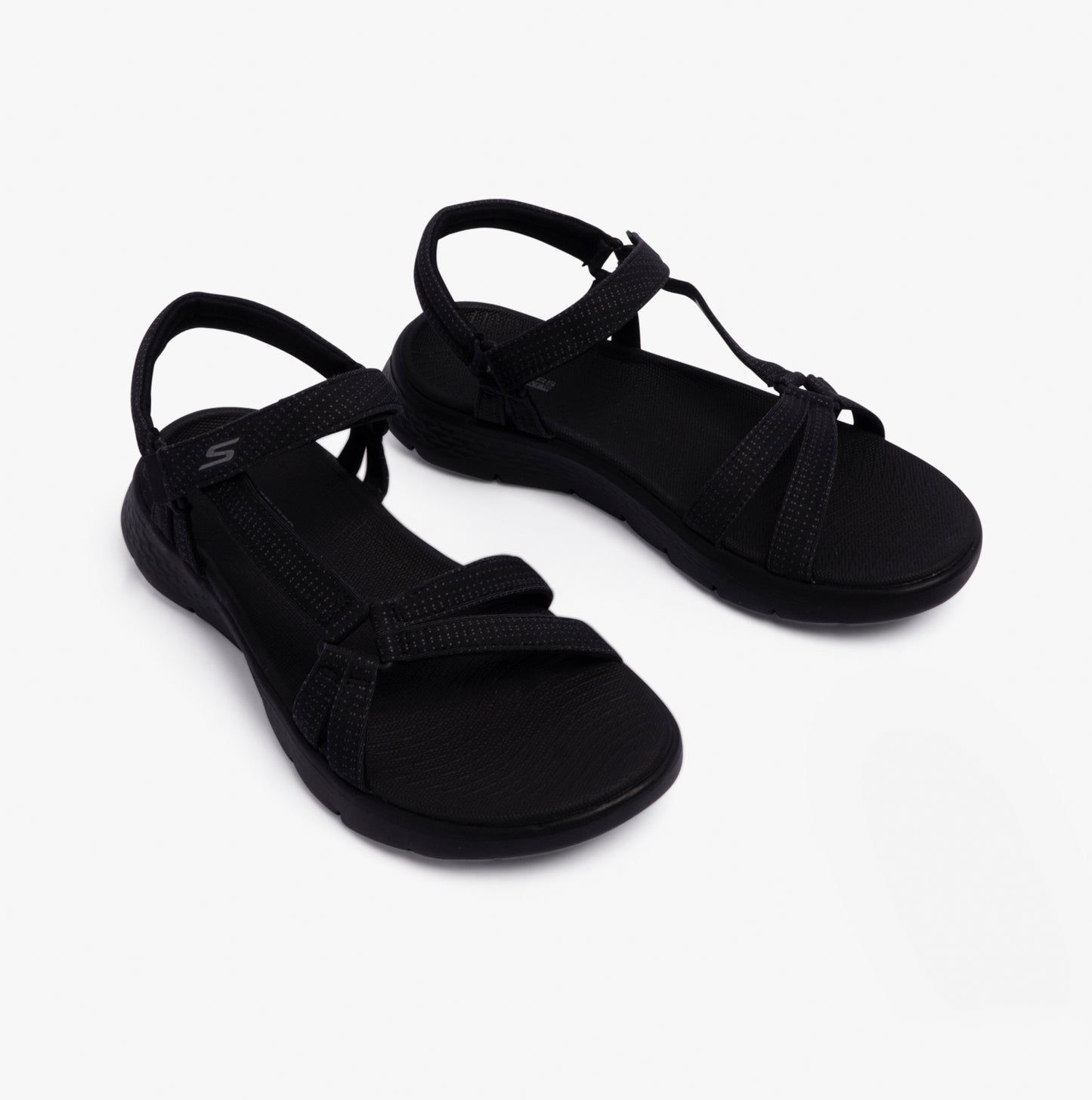 Skechers 141451/BBK GO WALK FLEX SANDAL - SUBLIME Womens Sandals Black