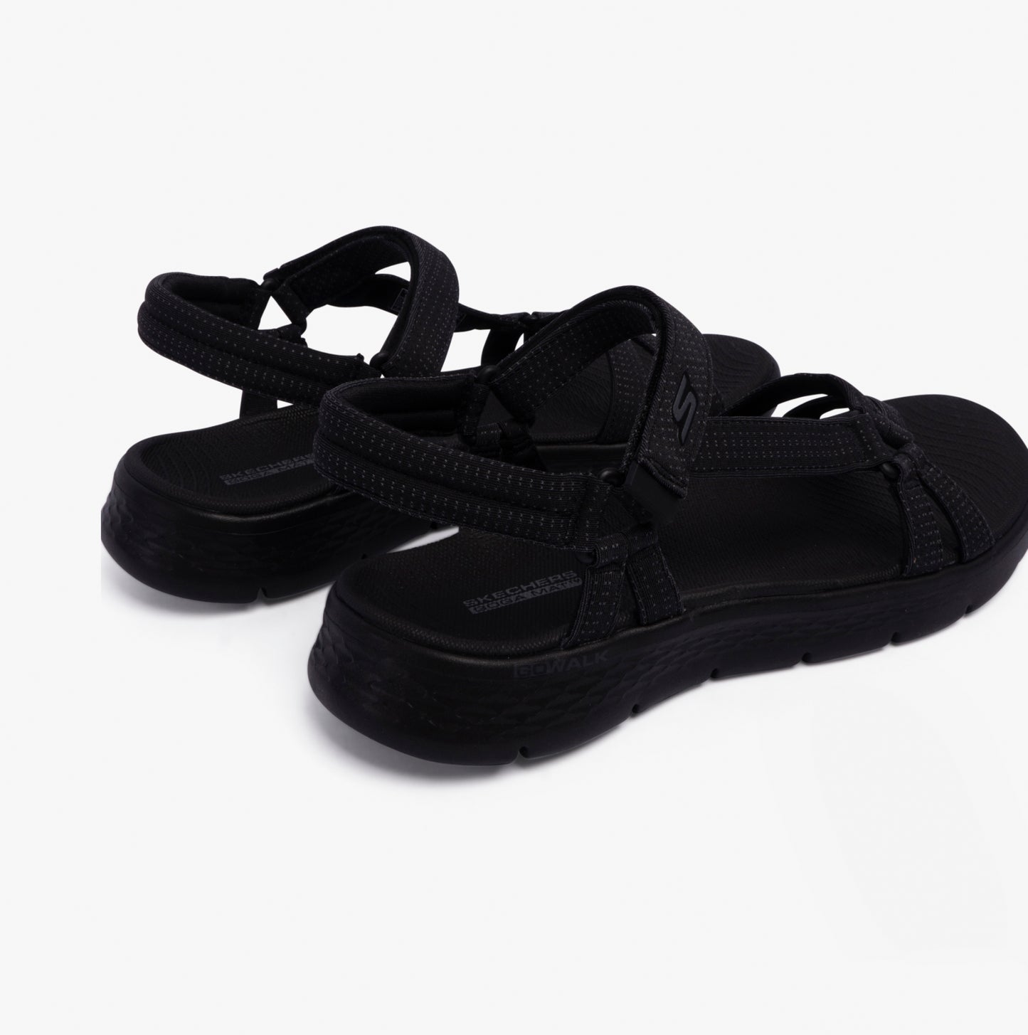 Skechers 141451/BBK GO WALK FLEX SANDAL - SUBLIME Womens Sandals Black