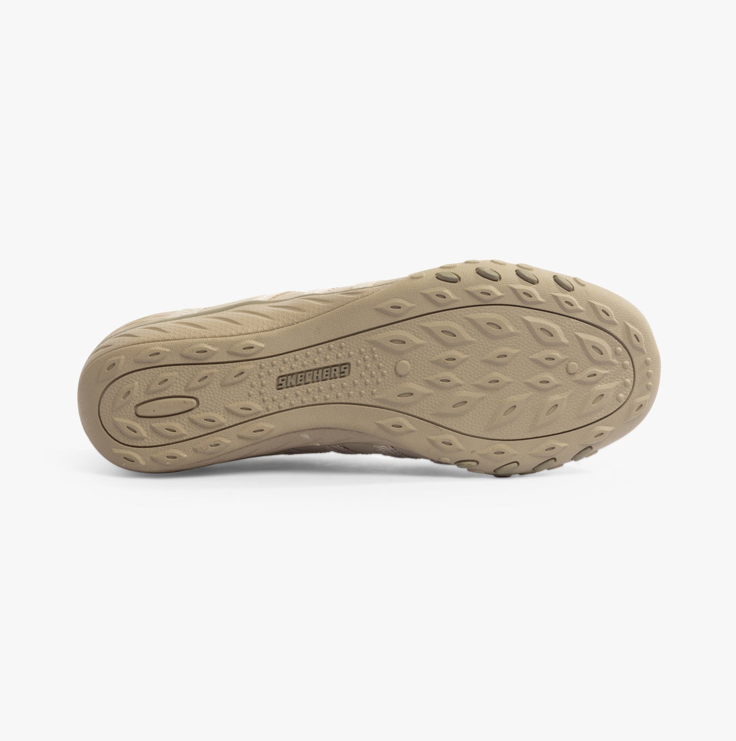 Skechers 100593/TPE BREATHE-EASY - ROLL-WITH-ME Womens Trainers Taupe