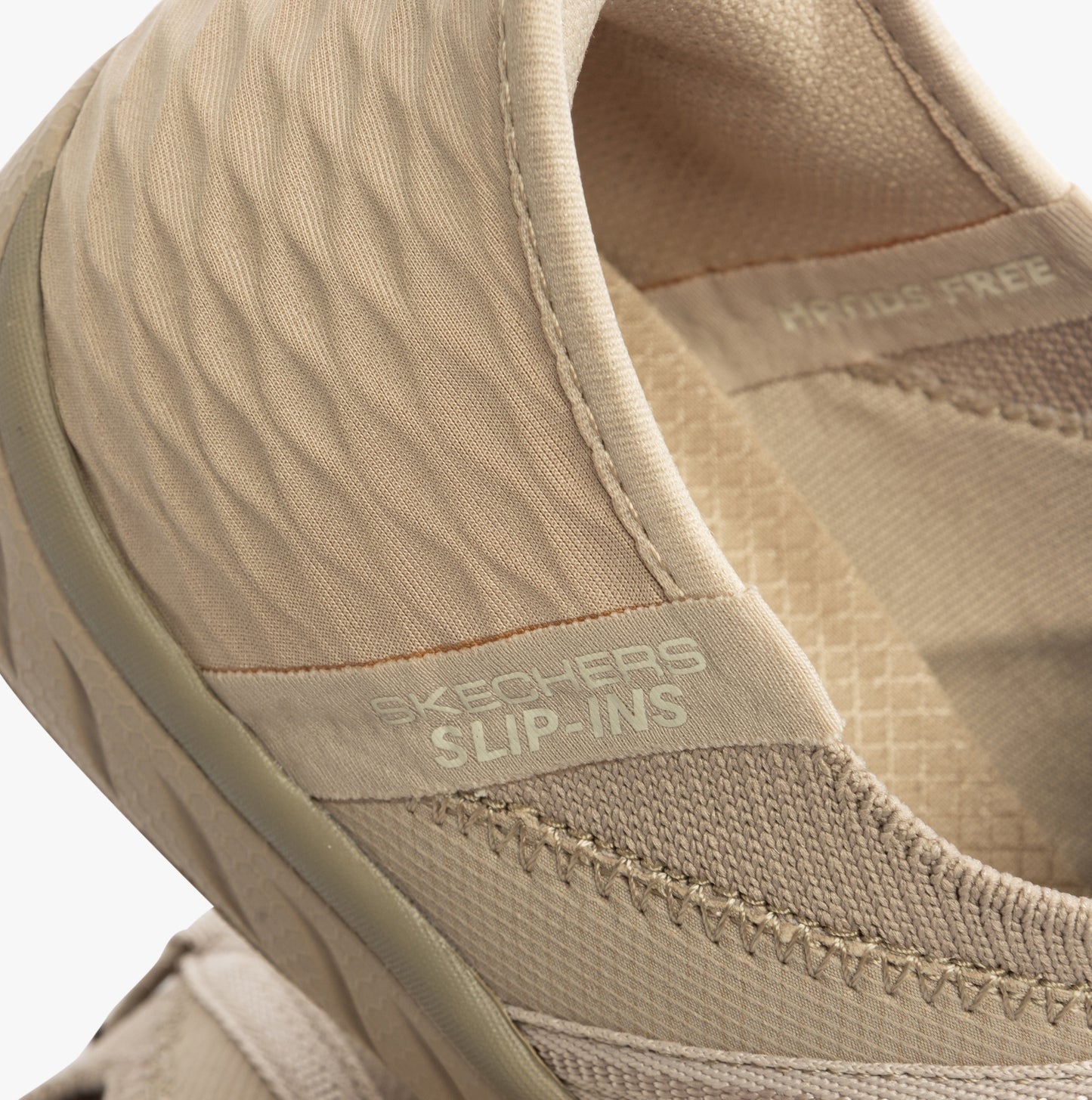 Skechers 100593/TPE BREATHE-EASY - ROLL-WITH-ME Womens Trainers Taupe