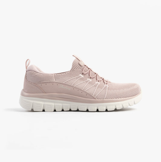 Skechers 100702/BLSH GRACEFUL - PICTURE PERFECT Womens Trainers Blush