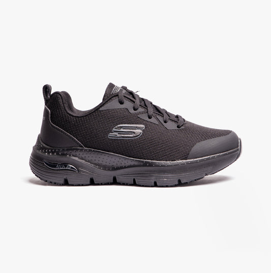 Skechers Work 108019EC ARCH FIT SR Womens Occupational Trainers Black