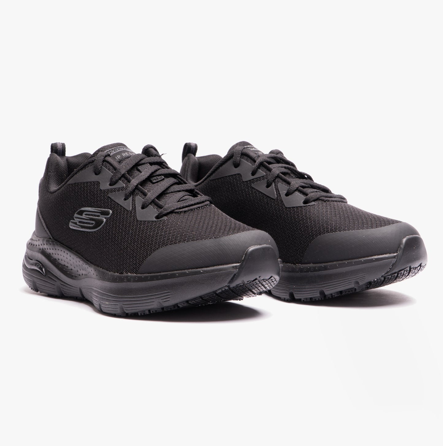 Skechers Work 108019EC ARCH FIT SR Womens Occupational Trainers Black