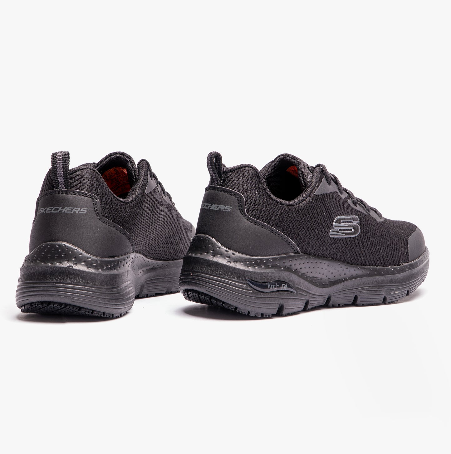 Skechers Work 108019EC ARCH FIT SR Womens Occupational Trainers Black