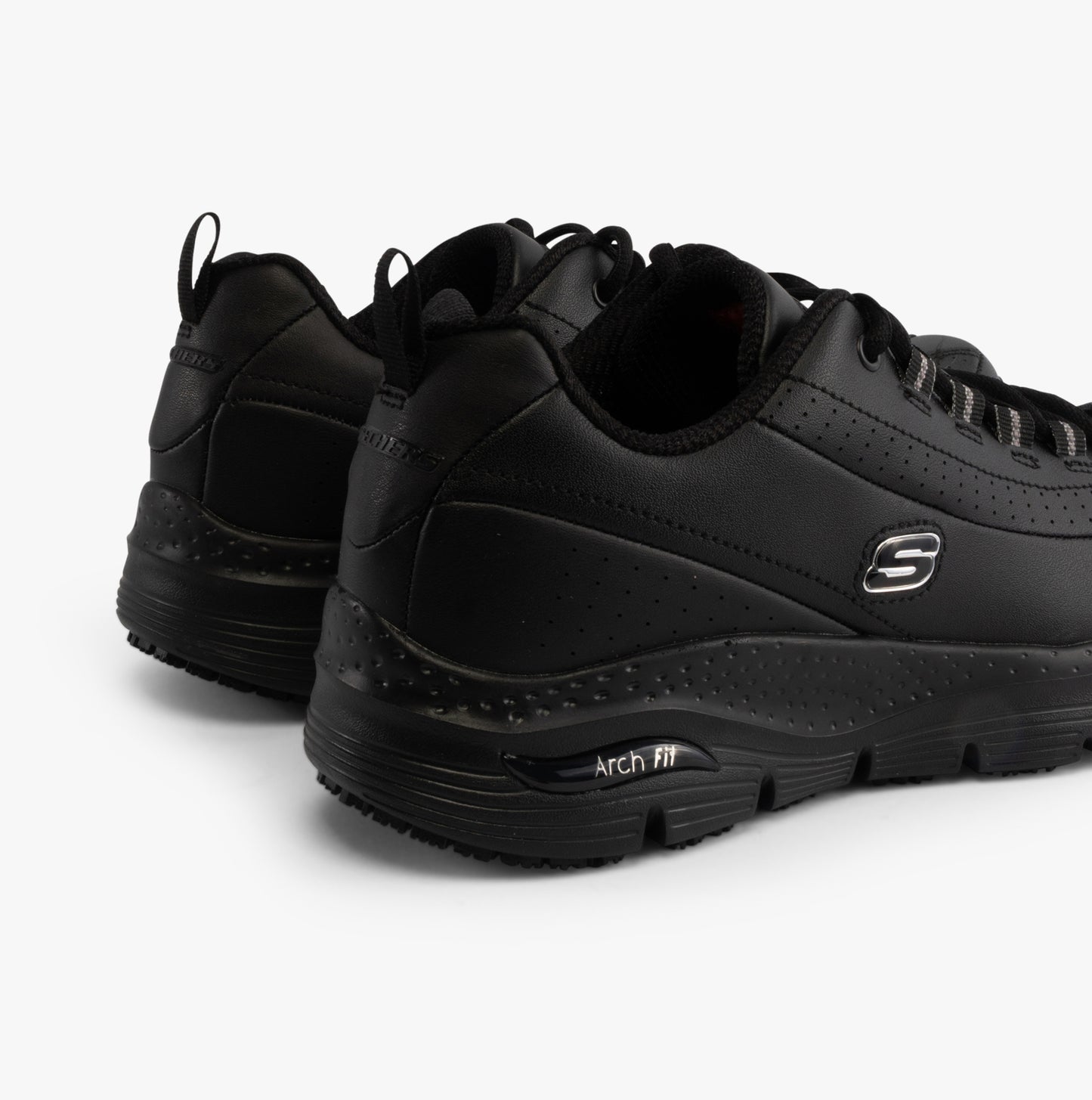 Skechers Work 108053EC ARCH FIT - TRICKELL II SR Womens Occupational Trainers Black
