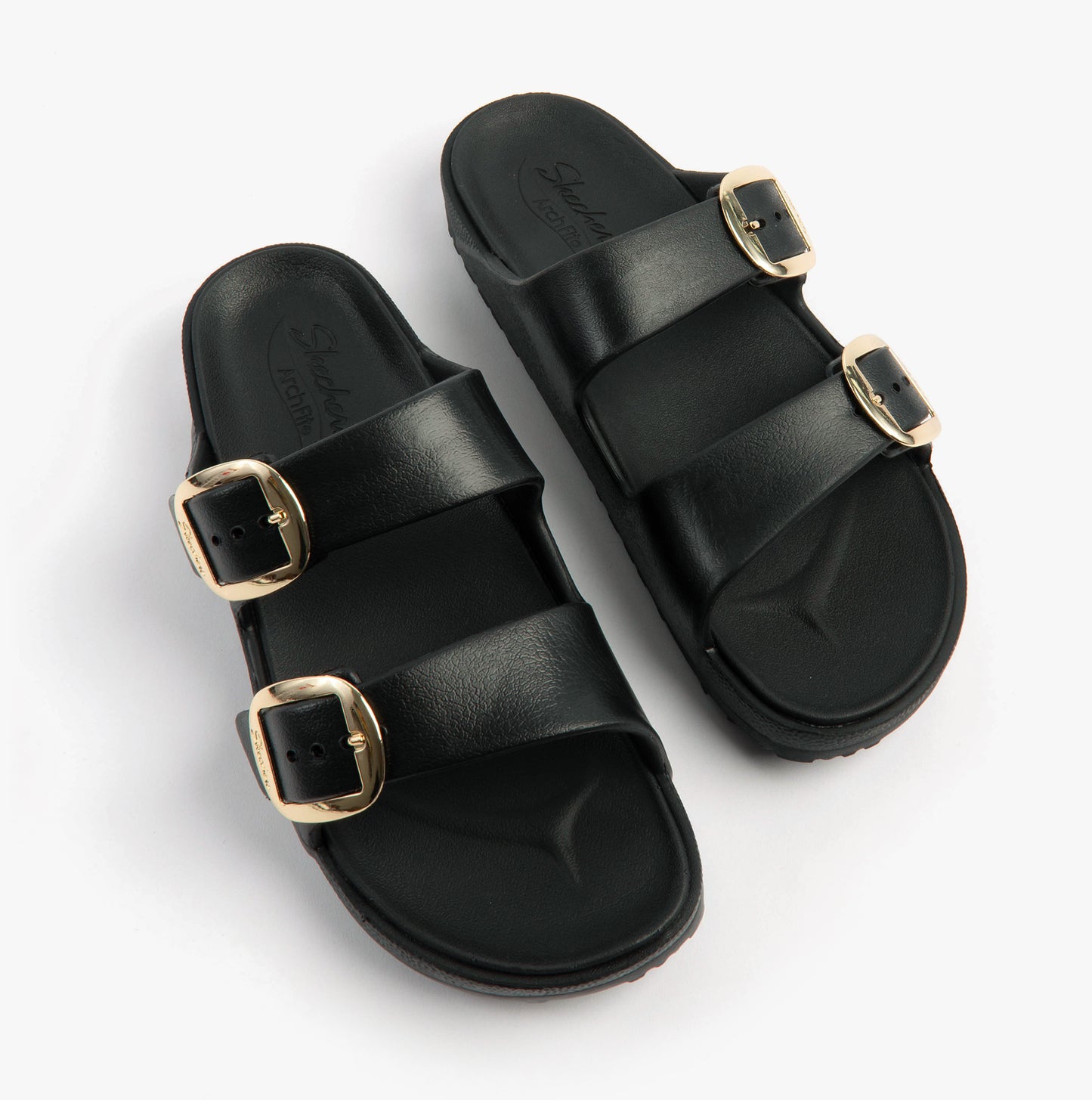 Skechers 111592/BLK ARCH FIT CALI BREEZE - GOLD STAR Womens Sandals Black