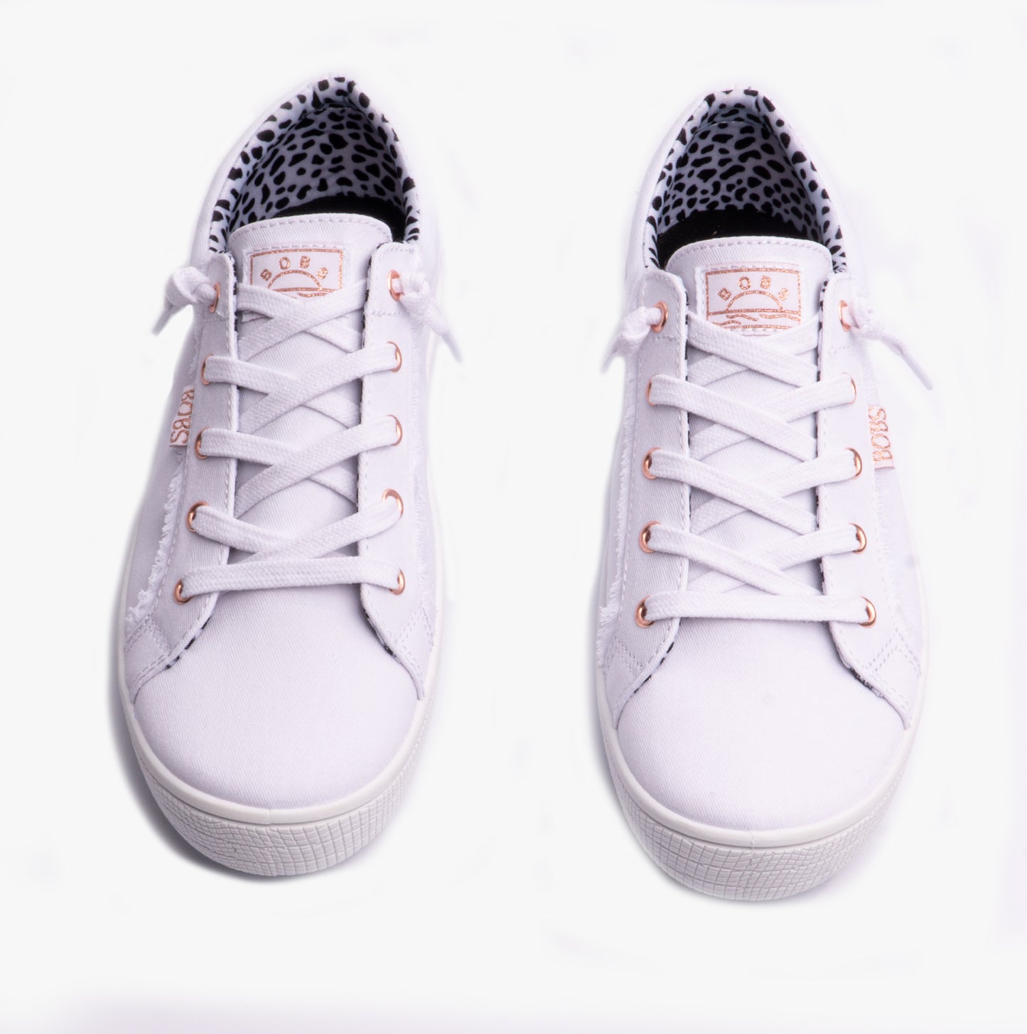 Skechers 113328/WHT BOBS B EXTRA CUTE - 2CUTE4U Womens Canvas White