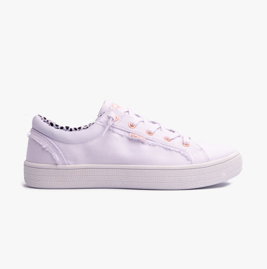 Skechers 113328/WHT BOBS B EXTRA CUTE - 2CUTE4U Womens Canvas White