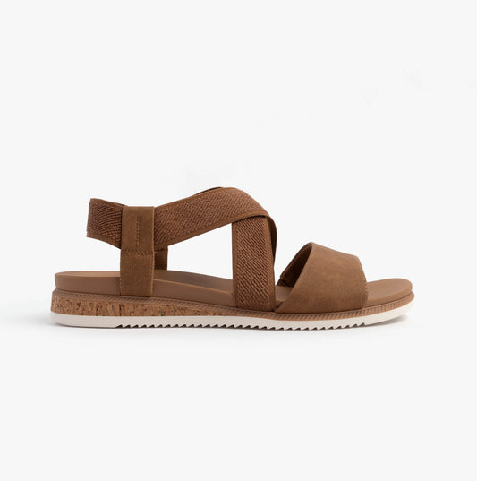 Skechers 114705/CSNT BOBS DESERT KISS LOW Womens Sandals Chestnut