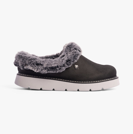 Skechers 114762/BLK KEEPSAKES LITE - COZY BLEND Womens Slippers Black
