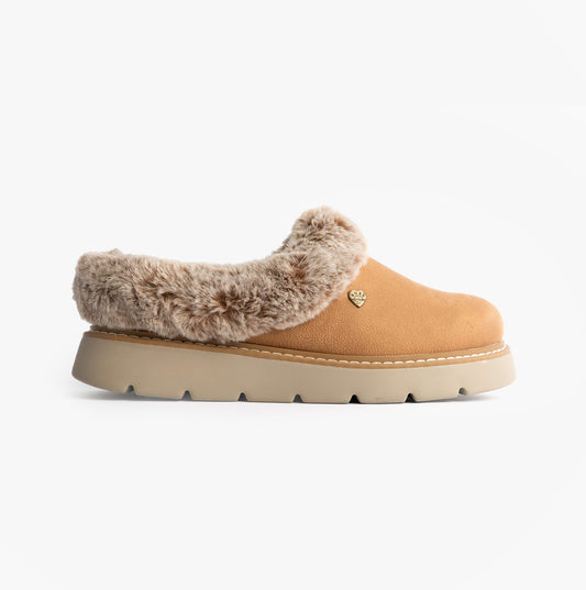 Skechers 114762/CSNT KEEPSAKES LITE - COZY BLEND Womens Slippers Chestnut