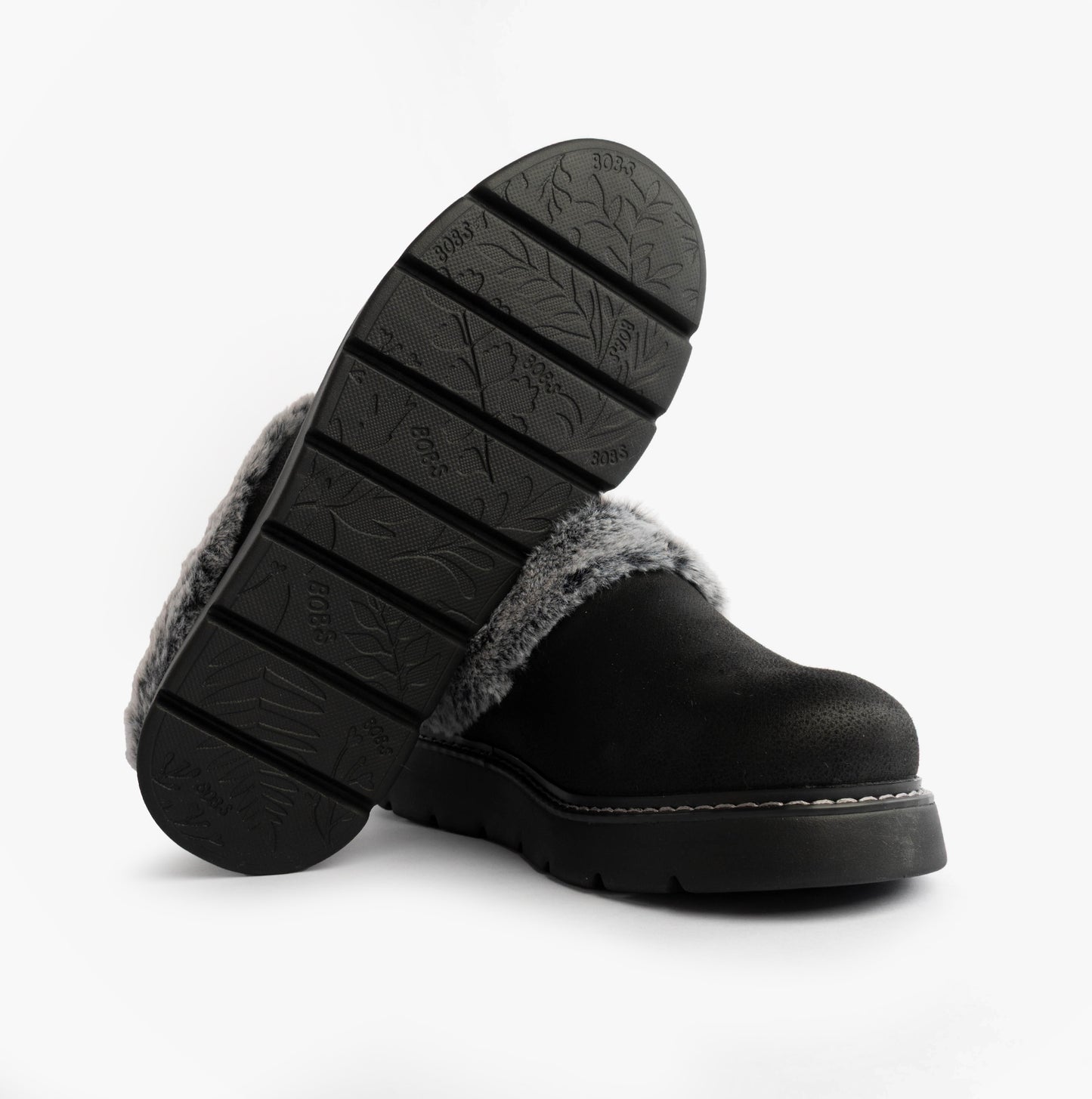 Skechers 114762/BBK KEEPSAKES LITE - COZY BLEND Womens Slippers Black