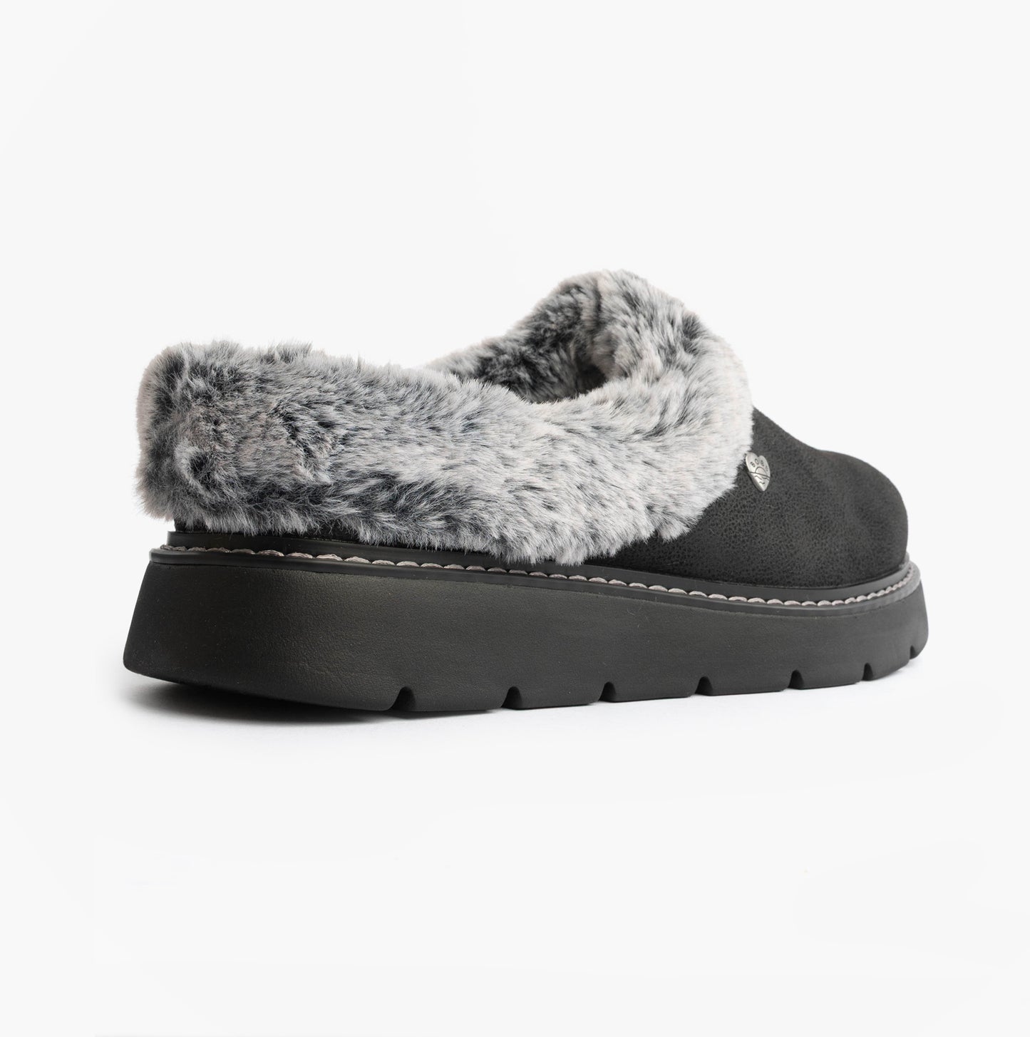 Skechers 114762/BBK KEEPSAKES LITE - COZY BLEND Womens Slippers Black