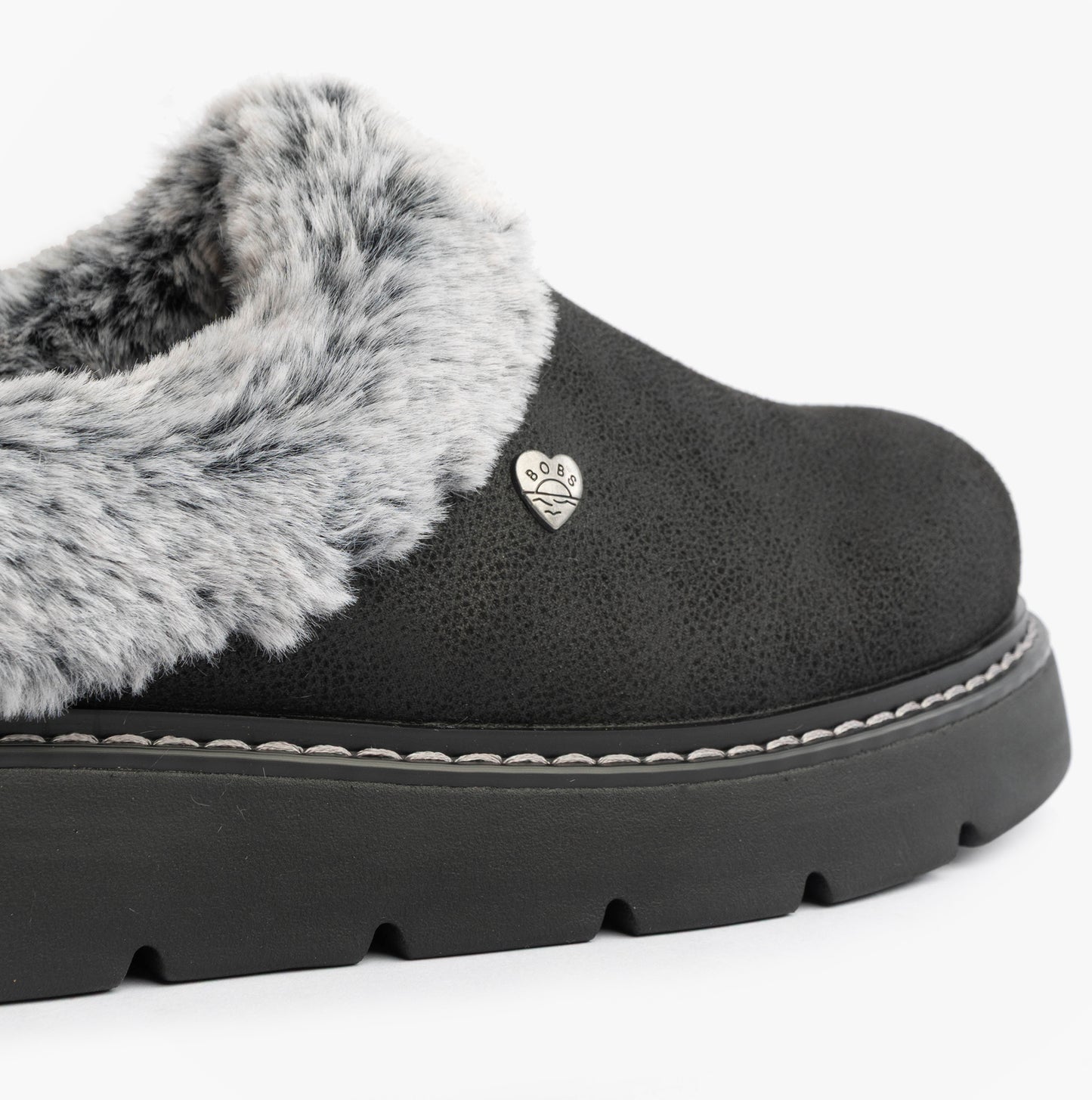 Skechers 114762/BBK KEEPSAKES LITE - COZY BLEND Womens Slippers Black