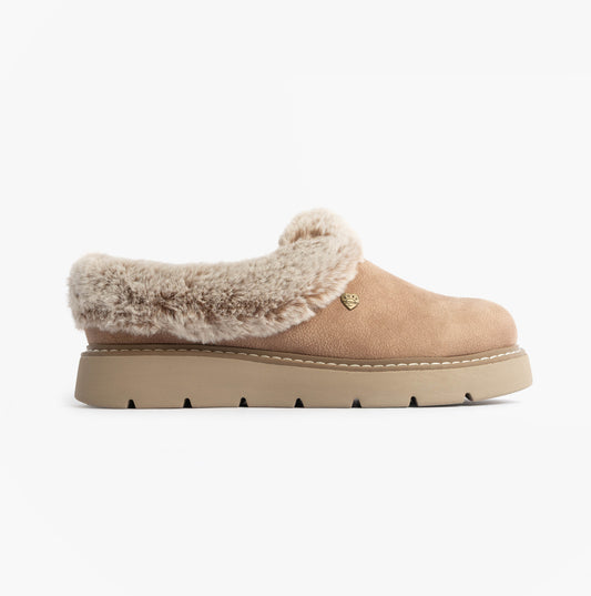 Skechers 114762/TPE KEEPSAKES LITE - COZY BLEND Womens Slippers Taupe