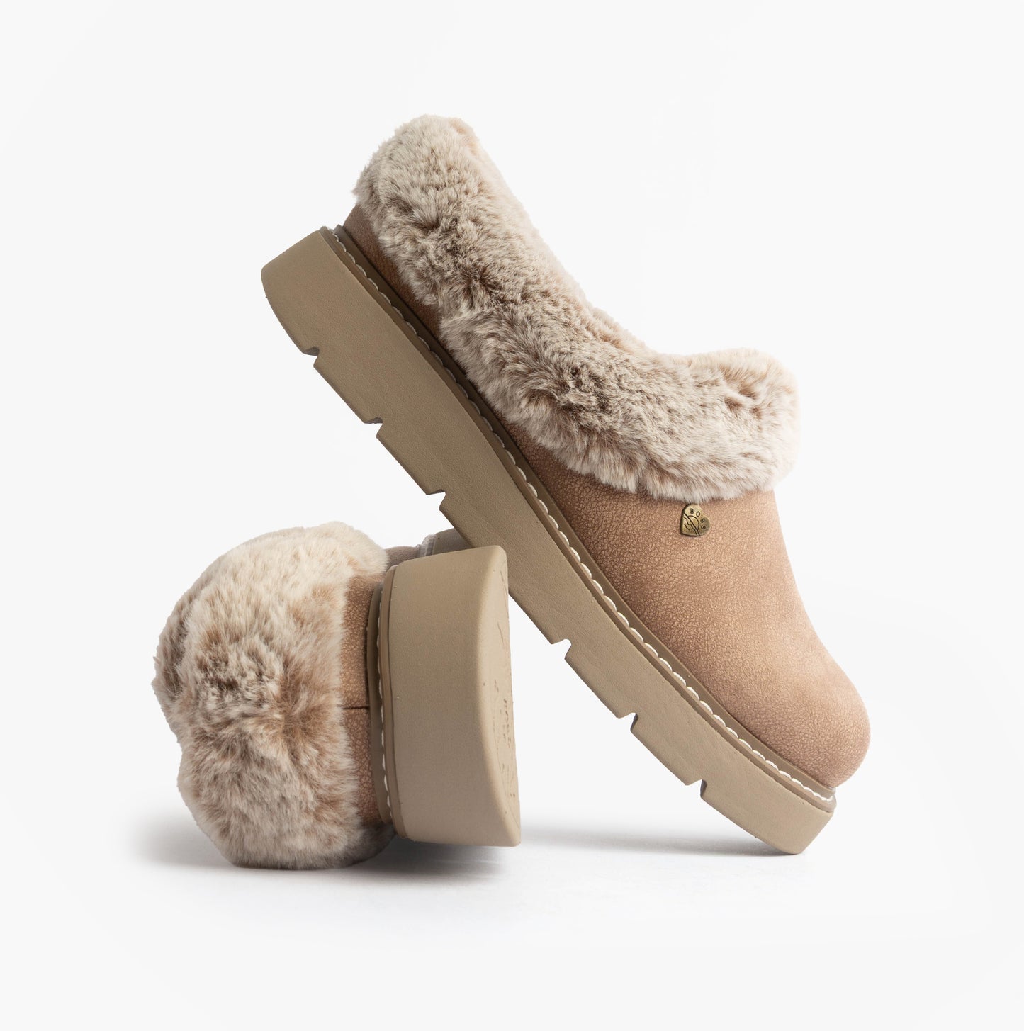 Skechers 114762/TPE KEEPSAKES LITE - COZY BLEND Womens Slippers Taupe