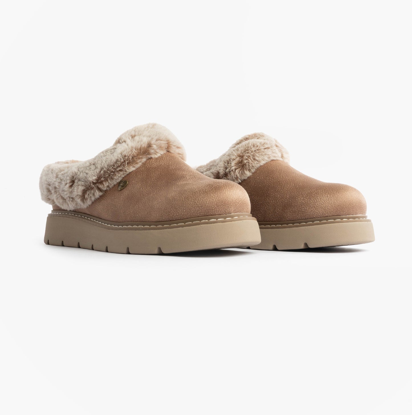 Skechers 114762/TPE KEEPSAKES LITE - COZY BLEND Womens Slippers Taupe