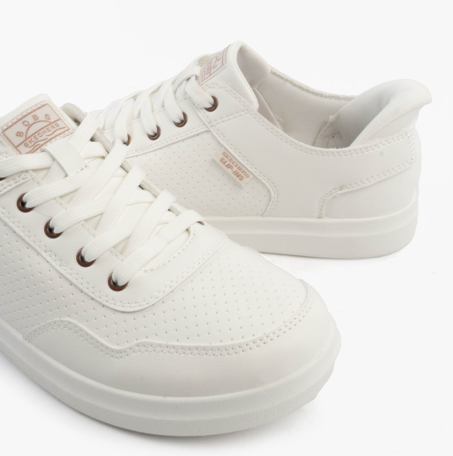 Skechers 114825/WHT BOBS D'VINE - SO FLATTERED Womens Trainers White