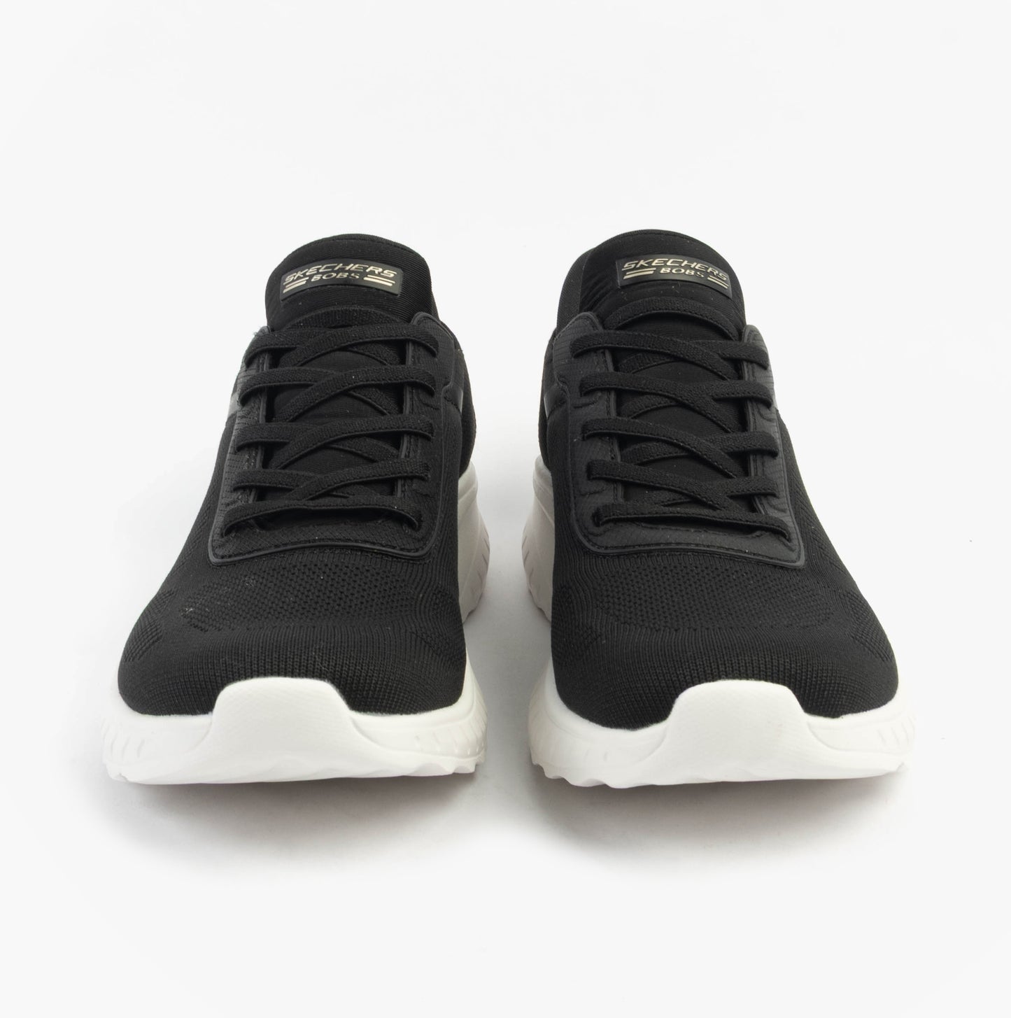 Skechers 117497/BLK BOBS SPORT SQUAD Womens Trainers Black
