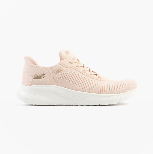 Skechers 117497/LTPK BOBS SPORT SQUAD Womens Trainers Light Pink