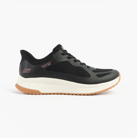 Skechers 117624/BLK BOBS SQUAD 4 - STAPLE LOOK Womens Trainers Black