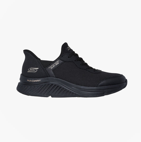 Skechers 117627/BBK BOBS ARCH COMFORT B SWEET - A Womens Trainers Black