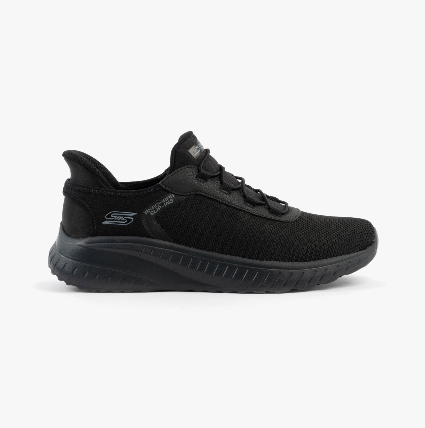 Skechers 118303/BBK BOBS SQUAD CHAOS - TOUGH WALK Mens Trainers Black