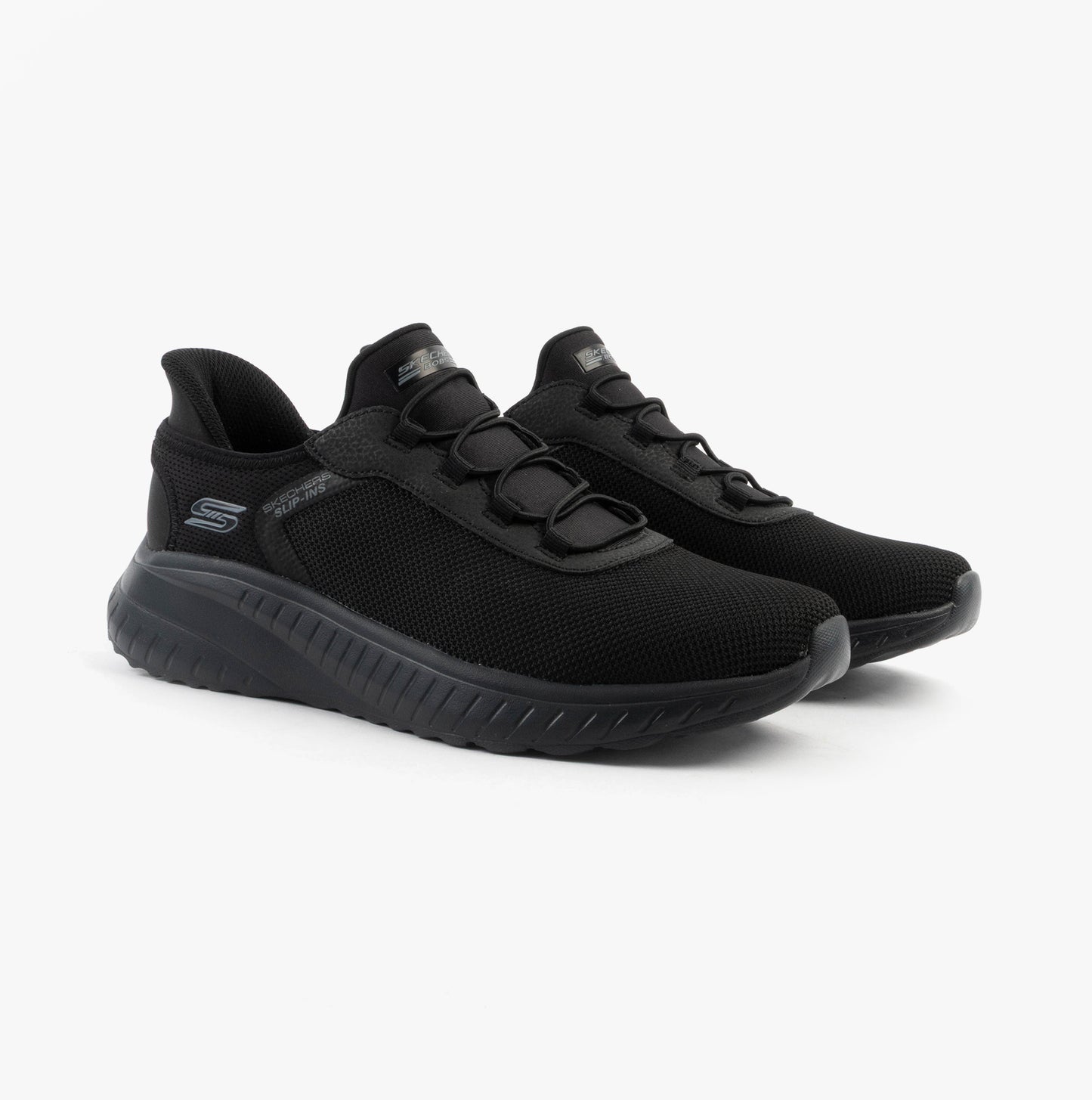 Skechers 118303/BBK BOBS SQUAD CHAOS - TOUGH WALK Mens Trainers Black