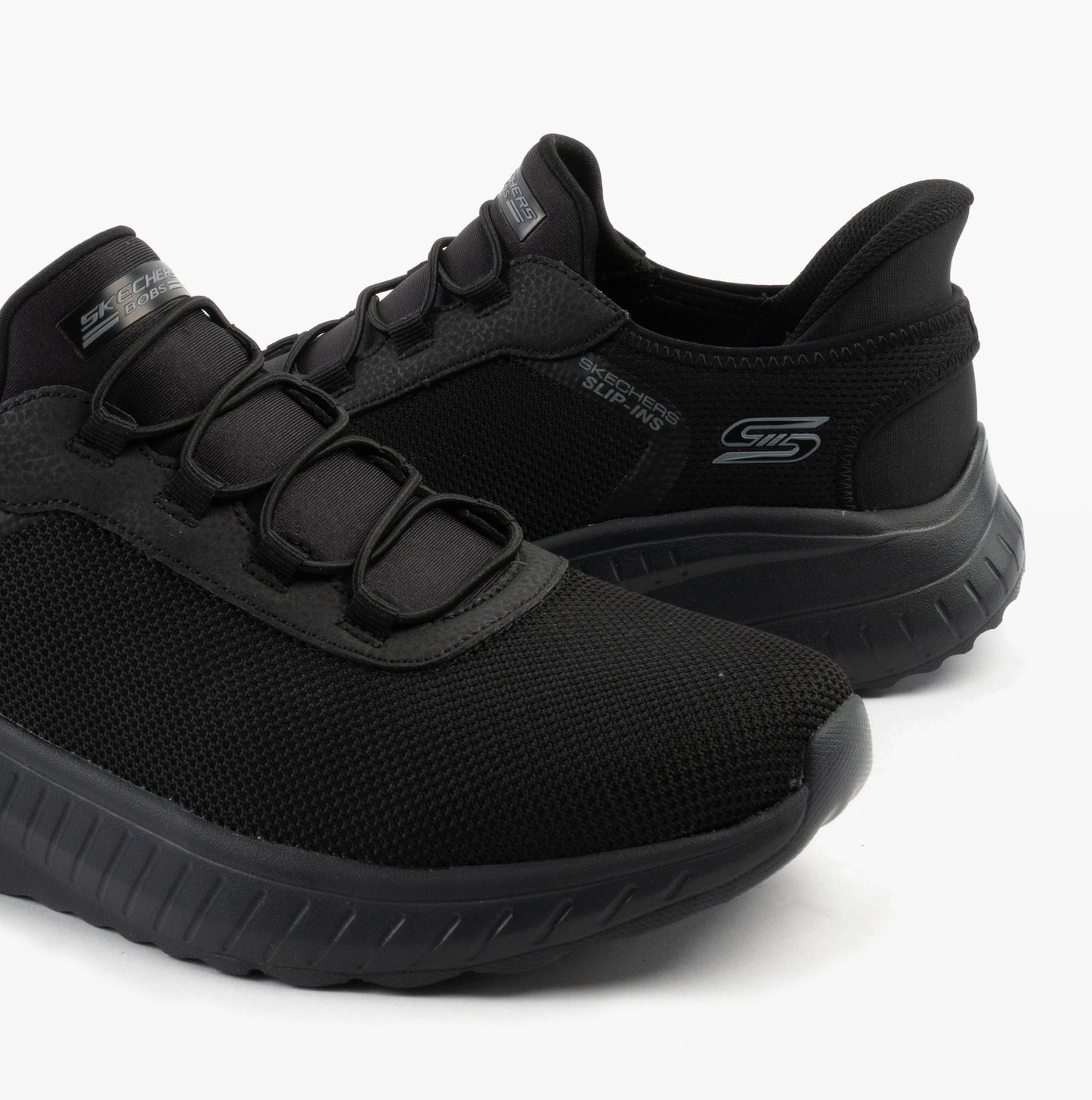 Skechers 118303/BBK BOBS SQUAD CHAOS - TOUGH WALK Mens Trainers Black