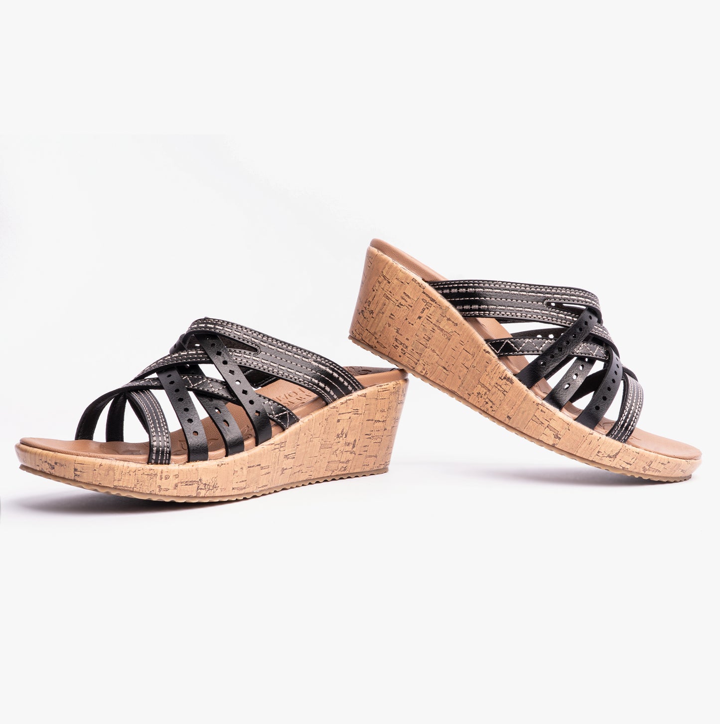 Skechers 119578/BLK BEVERLEE - HOT SPRING Womens Sandals Black