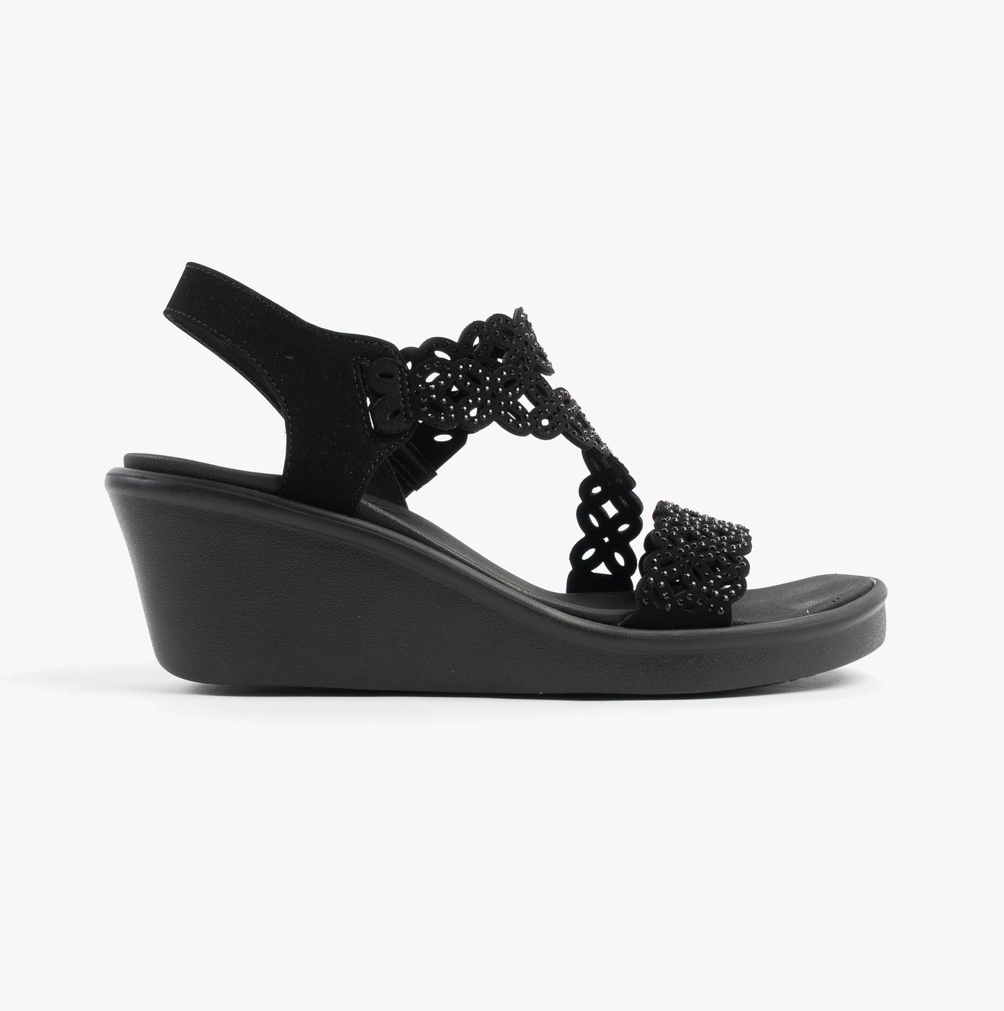 Skechers 119617/BBK RUMBLE ON - SASSIER DAYZ Womens Sandals Black