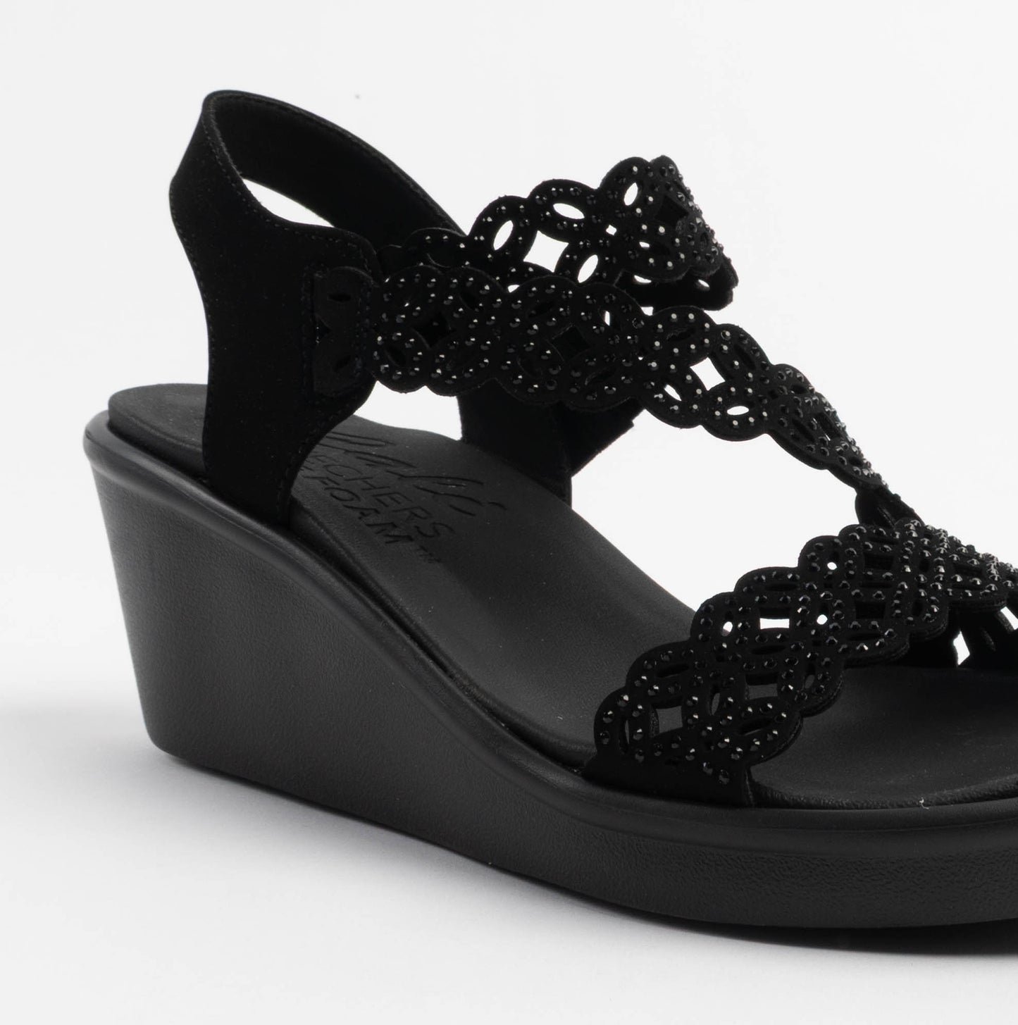 Skechers 119617/BBK RUMBLE ON - SASSIER DAYZ Womens Sandals Black
