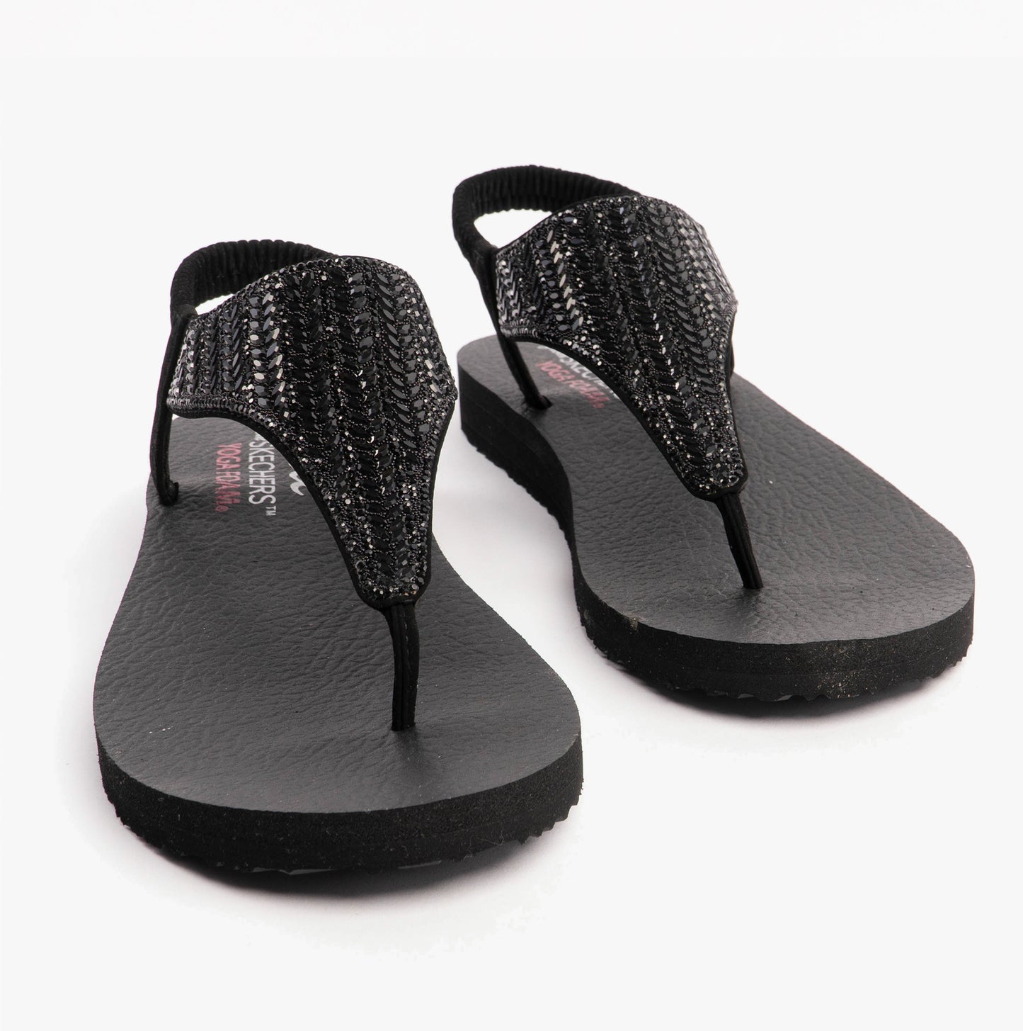 Skechers 119774/BBK MEDITATION - GLAMOROUS MUSE Womens Sandals Black