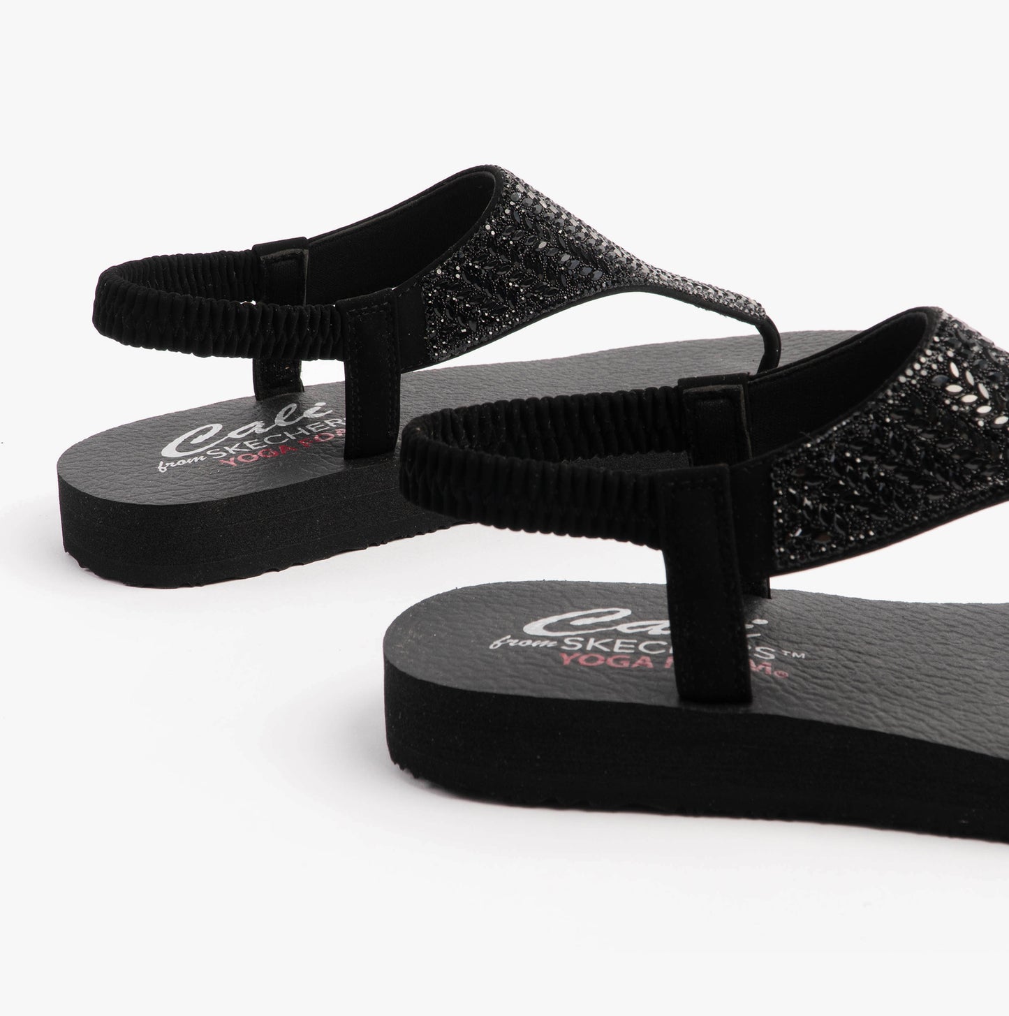 Skechers 119774/BBK MEDITATION - GLAMOROUS MUSE Womens Sandals Black
