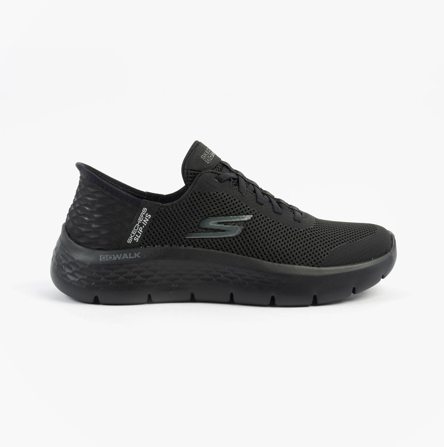 Skechers 124836/BBK GO WALK FLEX - GRAND ENTRY Womens Trainers Black