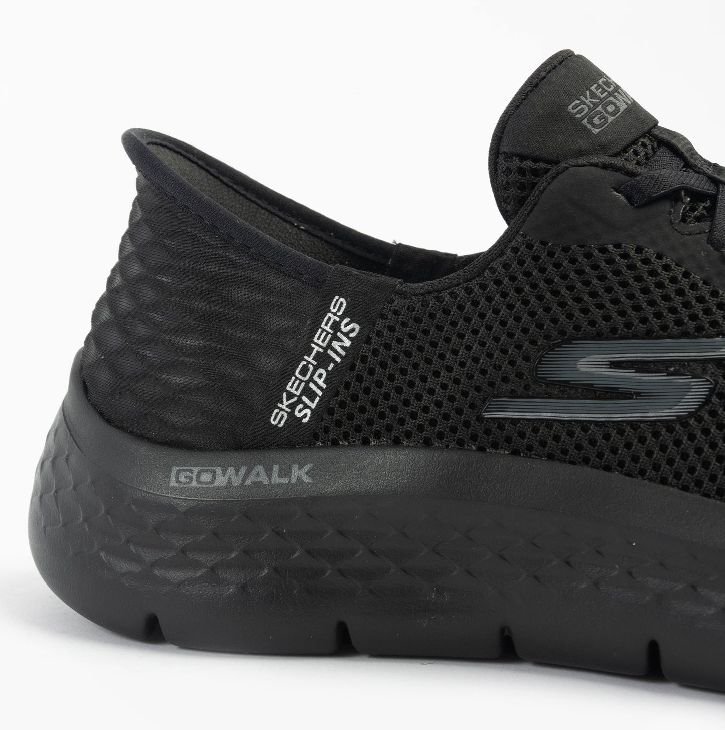 Skechers 124836/BBK GO WALK FLEX - GRAND ENTRY Womens Trainers Black