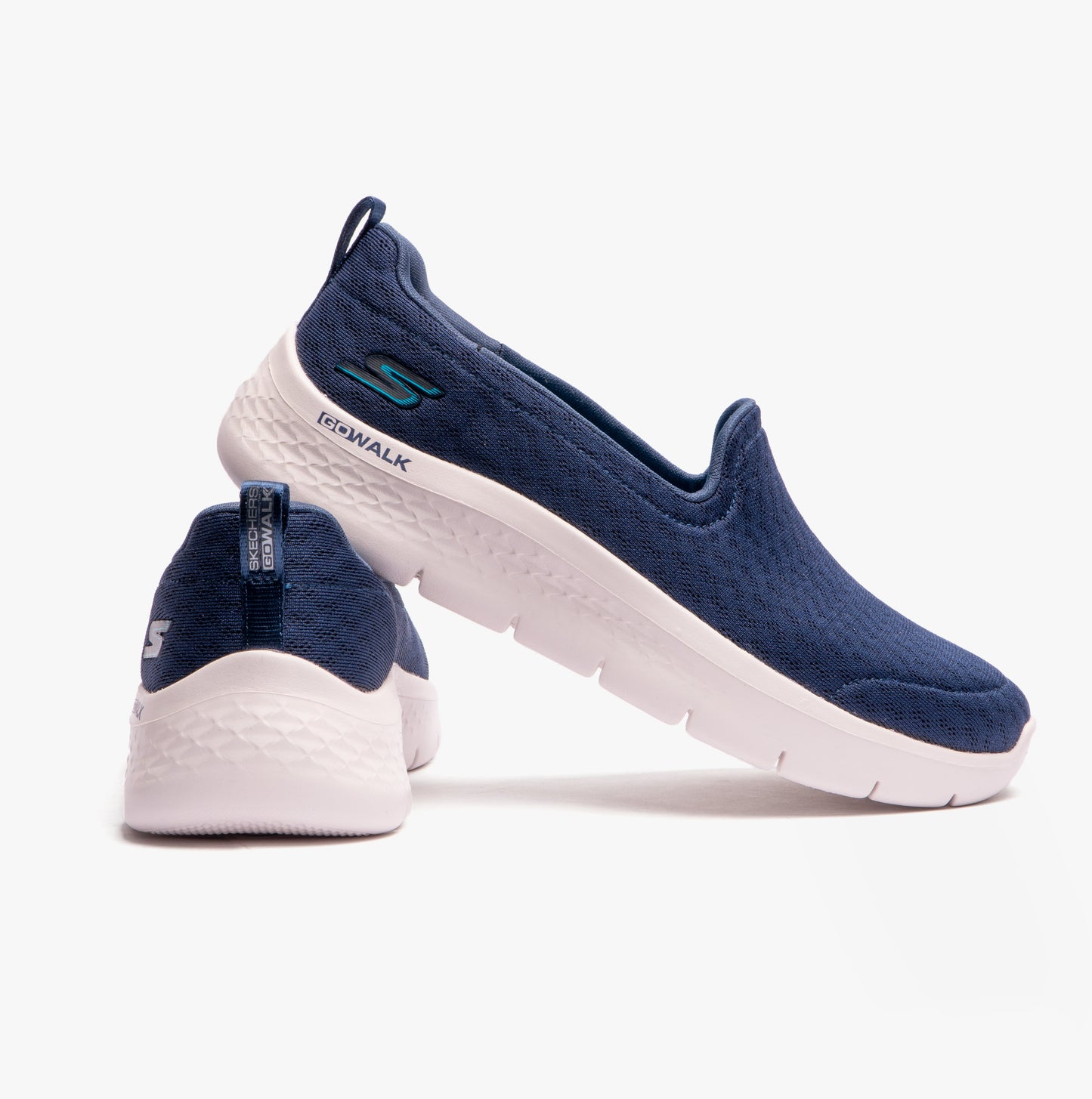 Skechers 124955/NVY GO WALK FLEX - OCEAN WIND Womens Trainers Navy