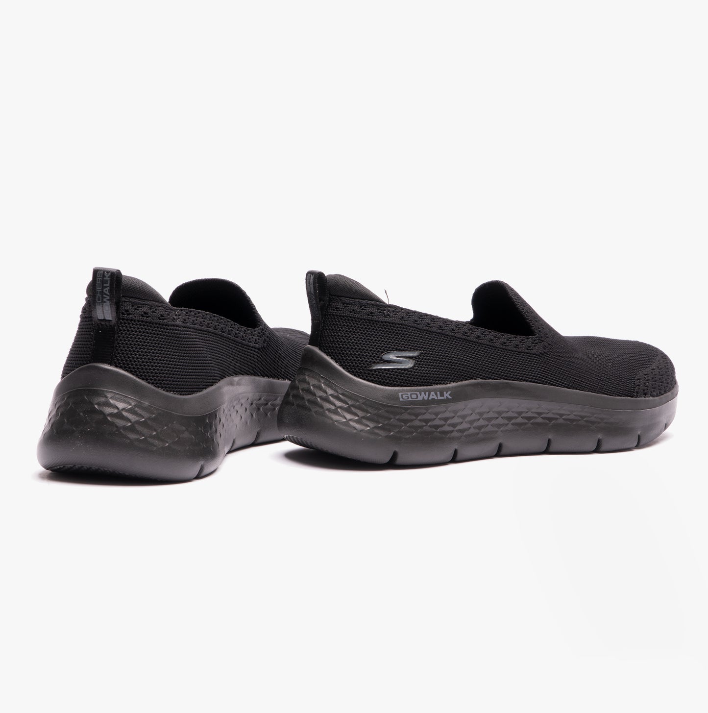 Skechers 124957/BBK GO WALK FLEX-BRIGHT SUMMER Womens Slip On Shoes Black