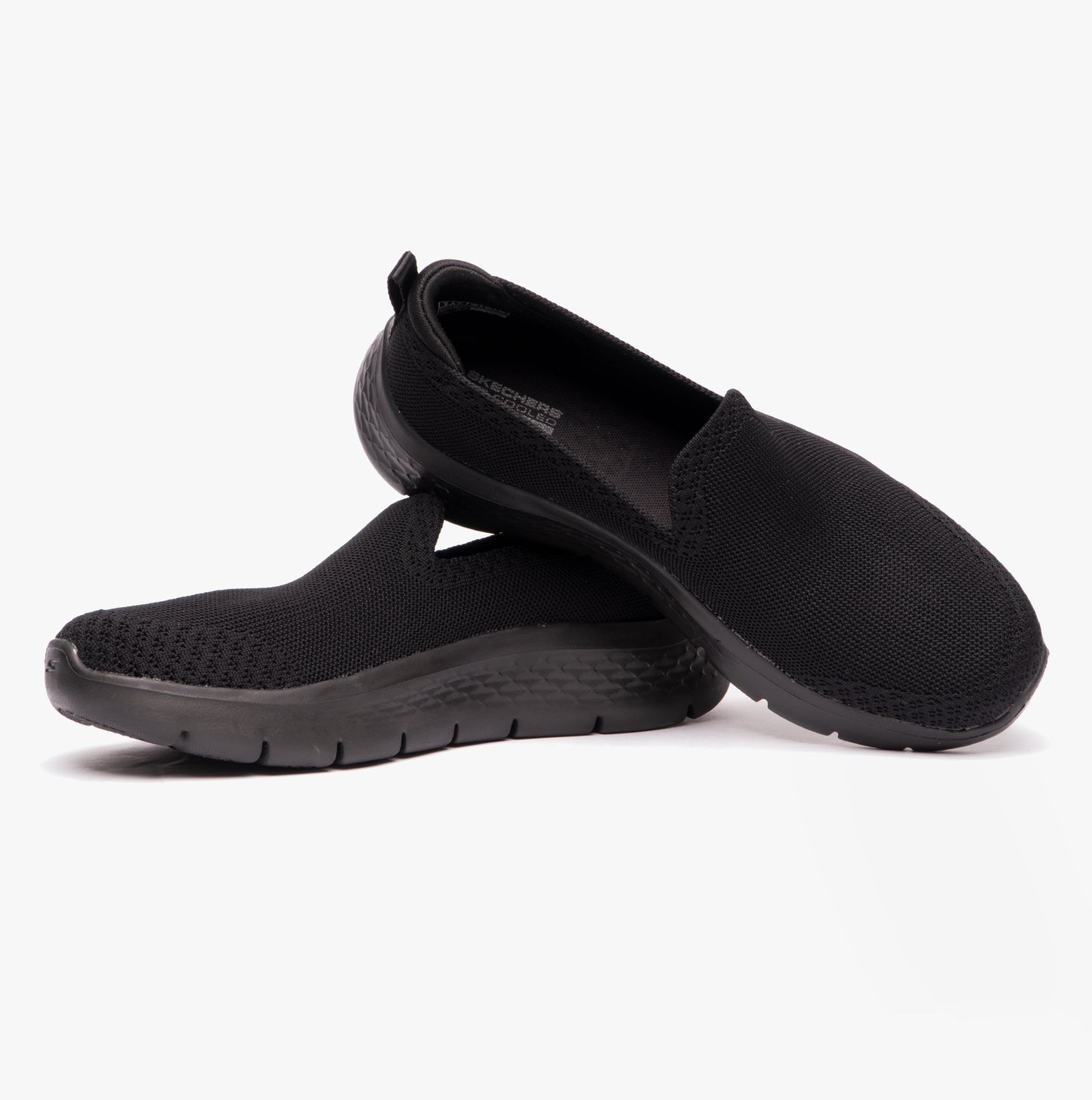 Skechers 124957/BBK GO WALK FLEX-BRIGHT SUMMER Womens Slip On Shoes Black