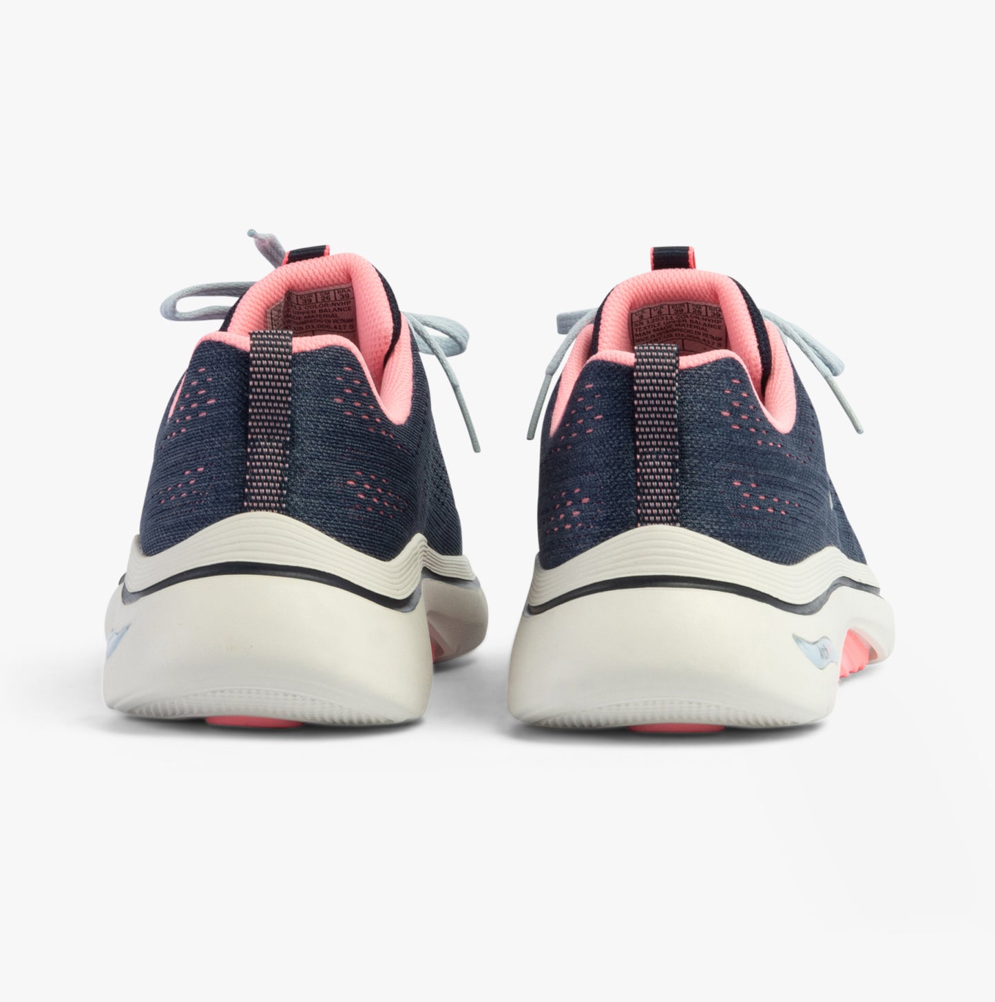 Skechers 125311/NVHP GO WALK ARCH FIT 2.0 - VIVID SUNSET Womens Trainers Navy/Hotpink