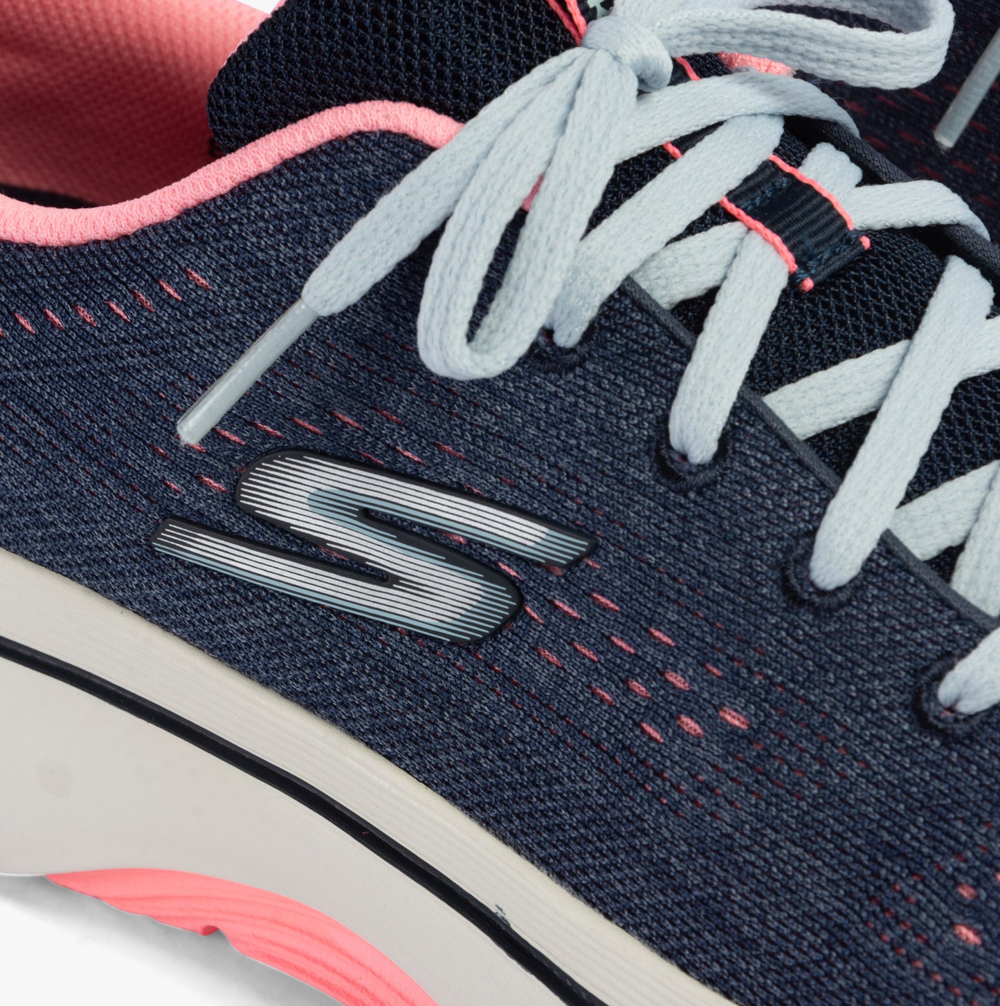 Skechers 125311/NVHP GO WALK ARCH FIT 2.0 - VIVID SUNSET Womens Trainers Navy/Hotpink